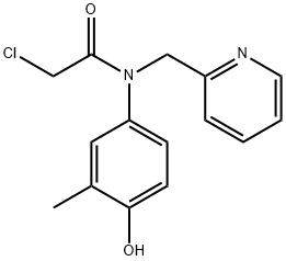 2-chloro-N-(4-hydroxy-3-methylphenyl)-N-((pyridin-2-yl)methyl)acetamide|