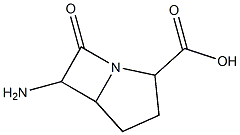 1-Azabicyclo[3.2.0]heptane-2-carboxylicacid,6-amino-7-oxo-(9CI) Structure