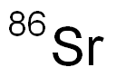 锶86同位素, 13982-14-4, 结构式