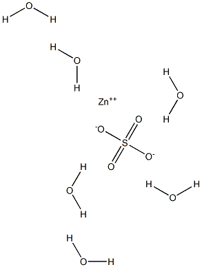 Sulfuric acid, zinc salt (1:1), hexahydrate Structure