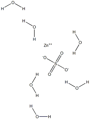 Sulfuric acid, zinc salt (1:1), hexahydrate Struktur