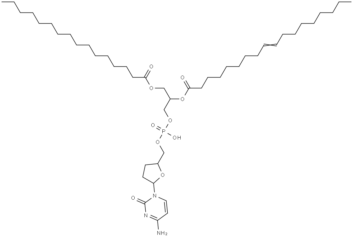 139903-71-2 2',3'-dideoxycytidine monophosphate diglyceride