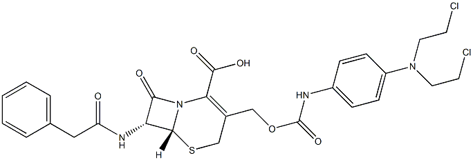 cephalosporin mustard Structure