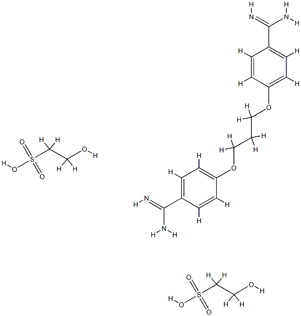 普罗帕脒二羟乙磺酸盐, 140-63-6, 结构式