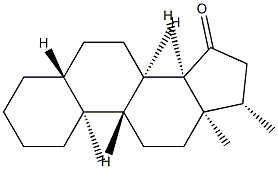 (14β)-17β-Methyl-5α-androstan-15-one,14012-11-4,结构式