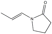 2-Pyrrolidinone,1-(1E)-1-propenyl-(9CI) Structure