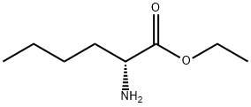 (R)-2-氨基己酸乙酯 结构式
