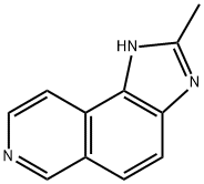 1H-Imidazo[4,5-f]isoquinoline,2-methyl-(9CI),140192-87-6,结构式