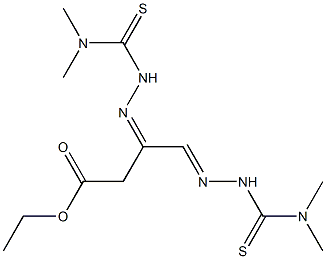 ethyl 3,4-dioxobutyrate-di-(4,4-dimethylthiosemicarbazone) 结构式