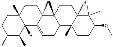 3β-Methoxyurs-12-ene Structure