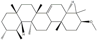 3β-Methoxybauer-7-ene 结构式