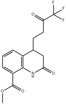 Methyl 2-Oxo-4-(4,4,4-Trifluoro-3-Oxobutyl)-1,2,3,4-Tetrahydroquinoline-8-Carboxylate(WXC03806) Structure