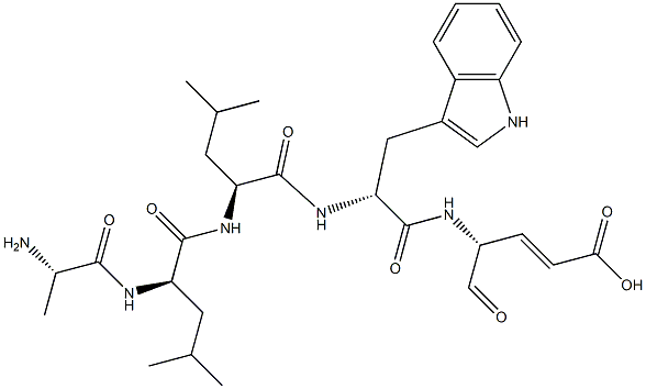 Cyclo(leu-leu-trp-glu-ala) Structure