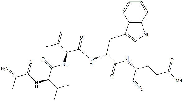 cyclo(valyl-valyl-tryptophyl-glutamyl-alanyl),140374-63-6,结构式
