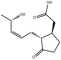 11-hydroxyjasmonic acid Structure