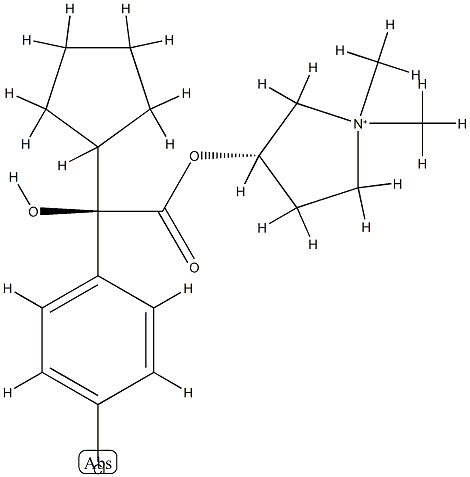 Glycopyrrolate Impurity 1 化学構造式