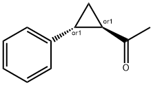 Ethanone, 1-[(1R,2R)-2-phenylcyclopropyl]-, rel- (9CI) 化学構造式