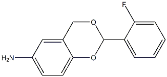 4H-1,3-Benzodioxin-6-amine,2-(2-fluorophenyl)-(9CI) 结构式