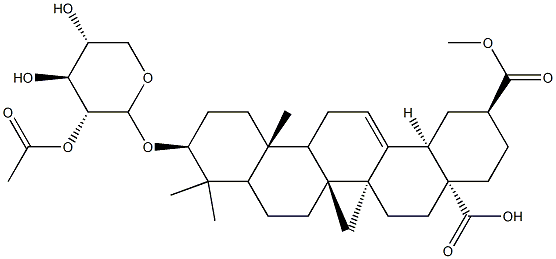 yiyeliangwanoside IV 结构式