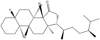 5α-Ergostan-15-one 结构式