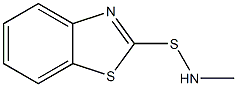 2-Benzothiazolesulfenamide,N-methyl-(7CI,8CI,9CI) 结构式