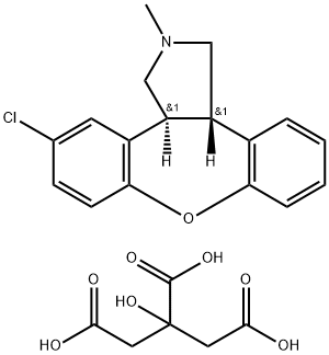 Asenapine Citrate Struktur
