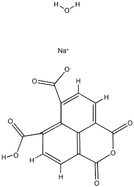 1,4,5,8-naphthalene tetracarboxylic acid 4,5-anhydride Struktur