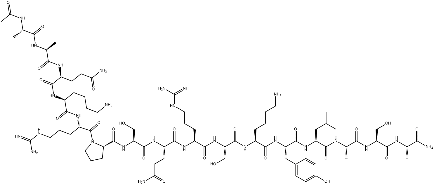 myelin peptide amide-16 化学構造式