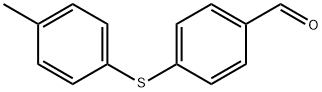 4-(P-甲苯基硫代)苯(甲)醛 结构式