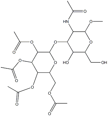 Methyl 2-Acetamido-2-deoxy-O-[-D-(2,3,4,6-tetraacetyl) galactopyranosyl]-α-D-galactopyranoside
