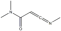 2-Propenamide,N,N-dimethyl-3-(methylimino)-(9CI) 化学構造式