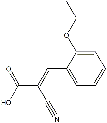 2-Propenoicacid,2-cyano-3-(2-ethoxyphenyl)-(9CI),141426-09-7,结构式
