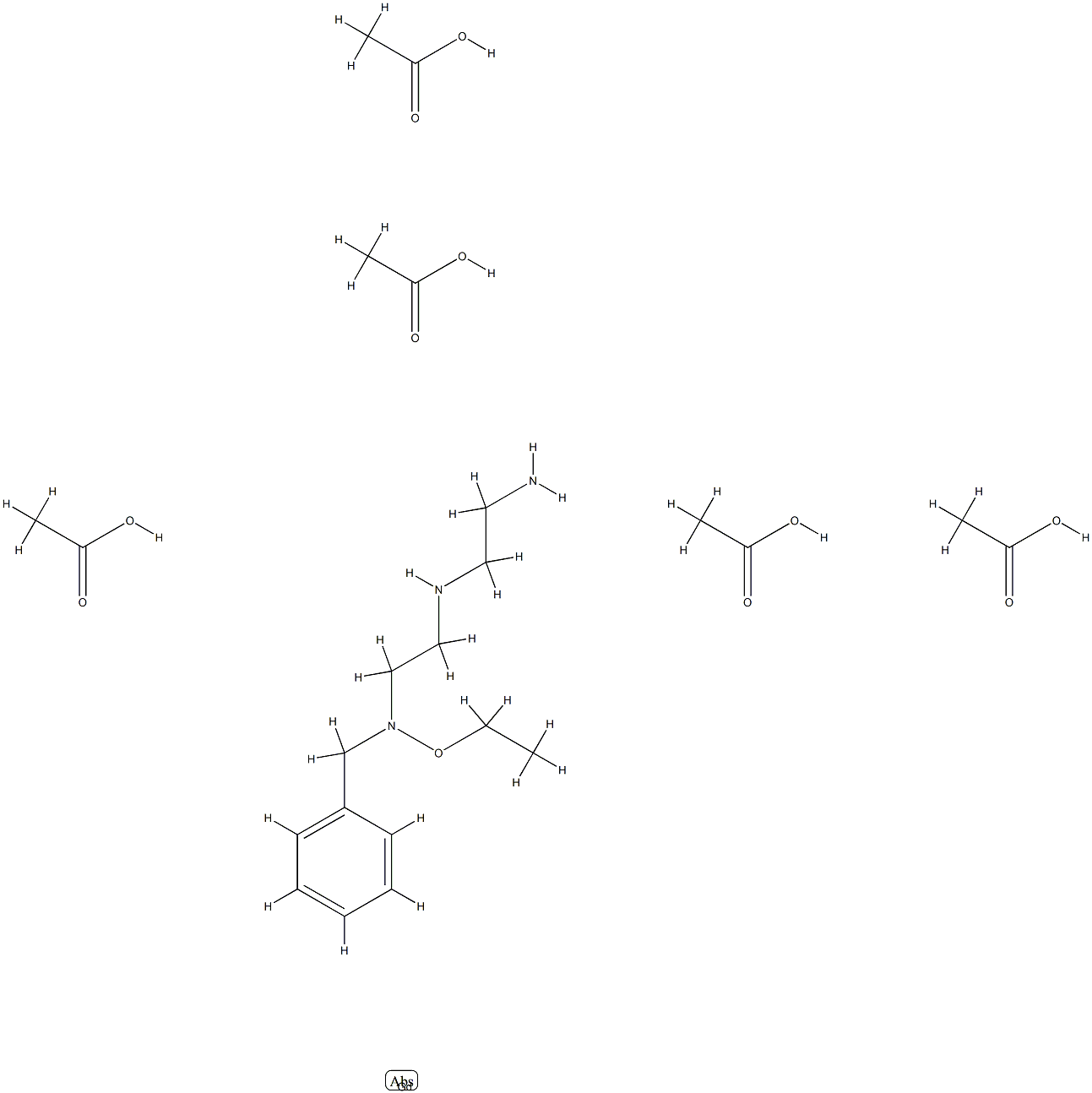 N(3),N(6)-bis(2'-myristoyloxyethyl)-1,8-dioxotriethylenetetramine-N,N,N',N'-tetraacetic acid Structure