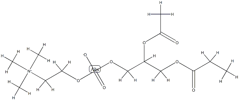 7-(Acetyloxy)-4-hydroxy-N,N,N-trimethyl-10-oxo-3,5,9-trioxa-4-phosphadodecane-1-aminium] Structure