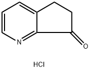 5,6-二氢-7H-环戊并[B]吡啶-7-酮单盐酸盐, 1414959-19-5, 结构式
