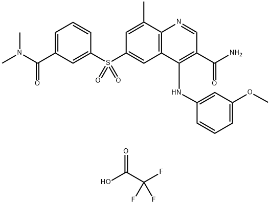 GSK-256066 (2,2,2-trifluoroacetic acid) Structure