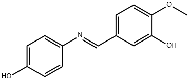 5-{[(4-hydroxyphenyl)imino]methyl}-2-methoxyphenol,1415567-35-9,结构式