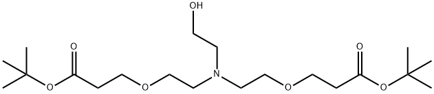 羟基-氨基-双(聚乙二醇-叔丁基酯), 1415800-34-8, 结构式