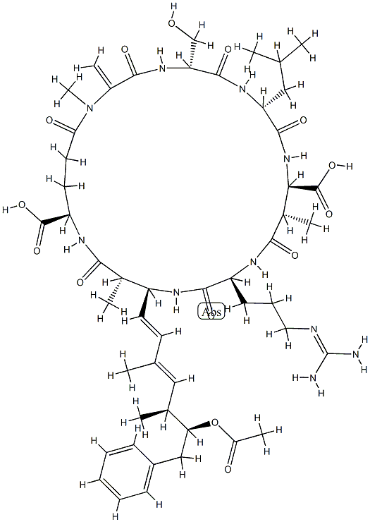 (SER(1)-ADMADDA(5))MICROSYSTIN-LR 结构式