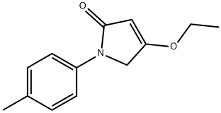 2H-Pyrrol-2-one,4-ethoxy-1,5-dihydro-1-(4-methylphenyl)-(9CI) Structure