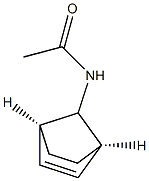 N-[(1β,4β,7-syn)-ビシクロ[2.2.1]ヘプタ-2-エン-7-イル]アセトアミド 化学構造式