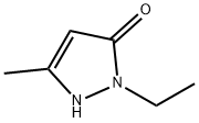 3H-Pyrazol-3-one,2-ethyl-1,2-dihydro-5-methyl-(9CI) Struktur