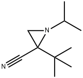 2-Aziridinecarbonitrile,2-(1,1-dimethylethyl)-1-(1-methylethyl)-(9CI) Structure