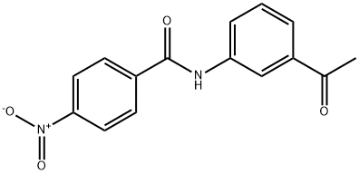 N-(3-acetylphenyl)-4-nitrobenzamide Structure