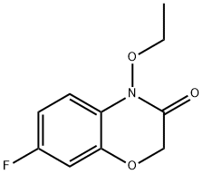 2H-1,4-Benzoxazin-3(4H)-one,4-ethoxy-7-fluoro-(9CI) Structure