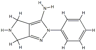 2-phenyl-2,4,5,6-tetrahydropyrrolo[3,4-c]pyrazol-3-amine,1420857-50-6,结构式