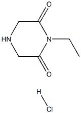 1-乙基哌嗪-2,6-二酮盐酸, 1422343-92-7, 结构式