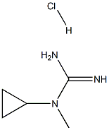 1-cyclopropyl-1-methylguanidine hydrochloride(WX191408S1) Structure