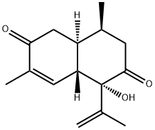 7α-ヒドロキシ-4,11-カジナジエン-3,8-ジオン 化学構造式