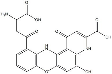 hydroxanthommatin Struktur